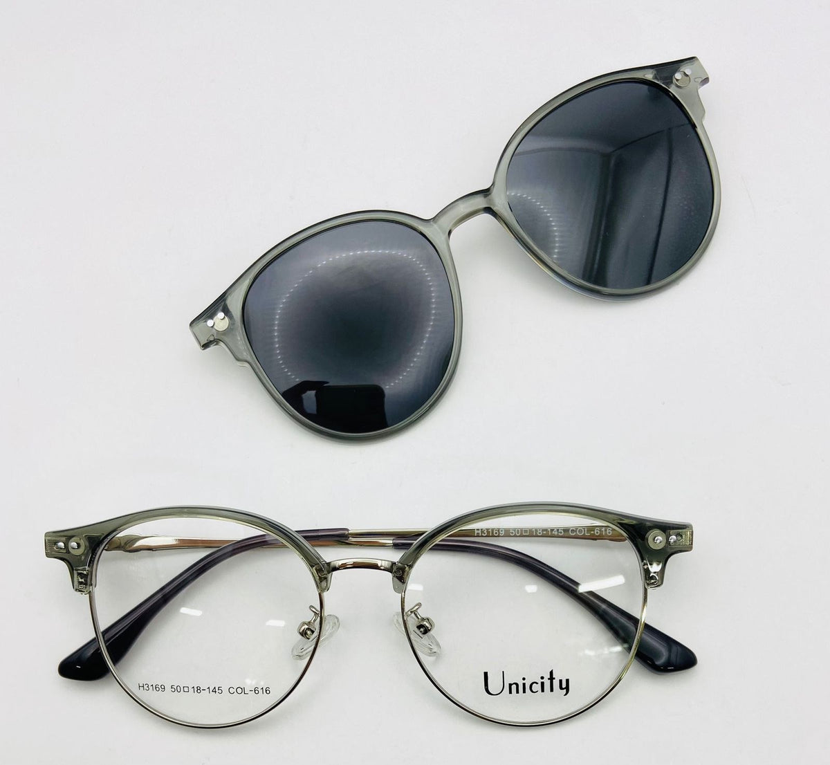 Armazón con clip-on Unicity H3169