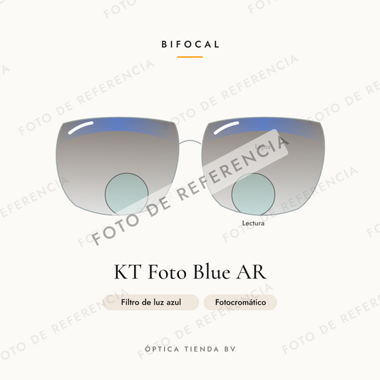 Foto de referencia: Bifocal KT Foto Blue AR