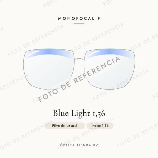 Foto de referencia: Monofocal F Blue Light 1,56