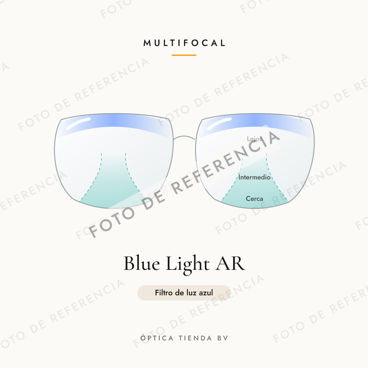 Foto de referencia: Multifocal Blue Light AR